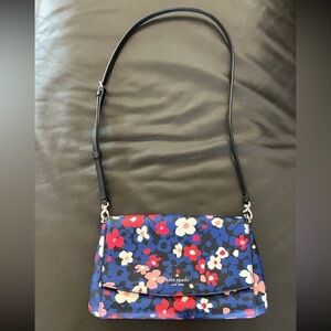 Like New Kate Spade Floral Convertible Crossbody Bag